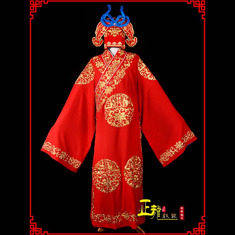 琼结武生服装软绉全金武生衣